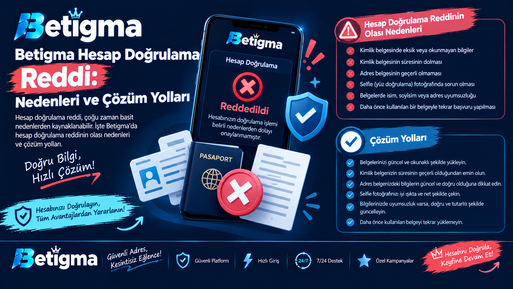 Betigma Hesap Doğrulama