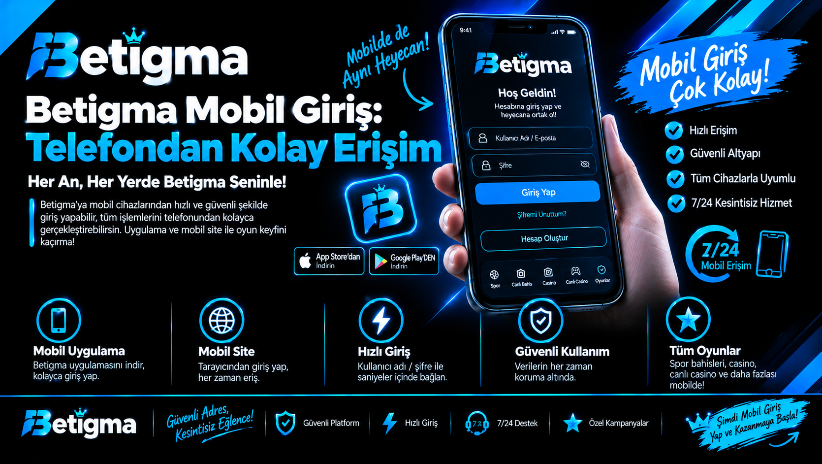 Betigma Mobil Giriş