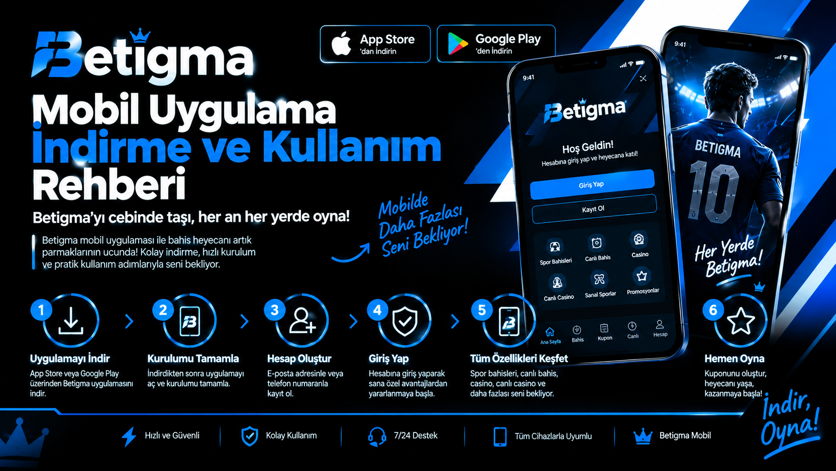 Betigma Mobil Uygulama Rehber