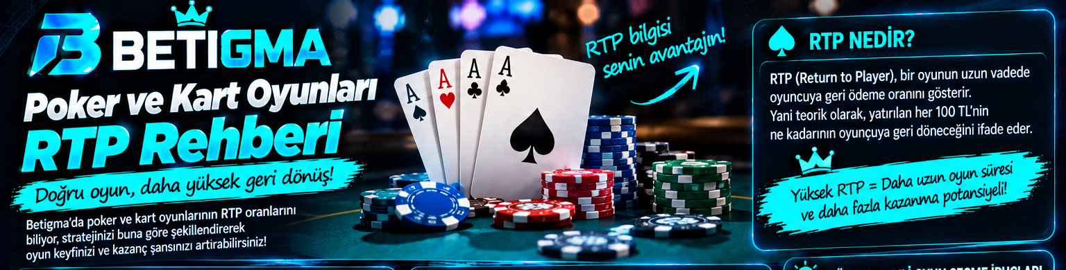 Betigma Poker ve Kart Oyunları RTP Rehberi