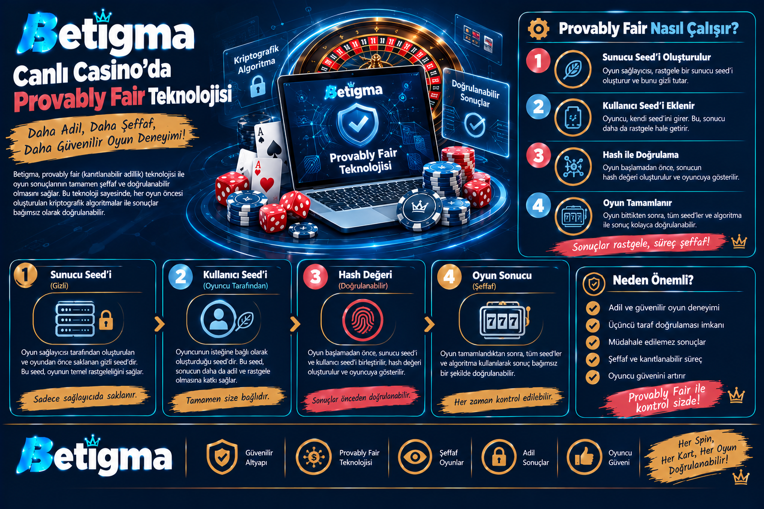 Betigma Provably Fair Teknolojisi