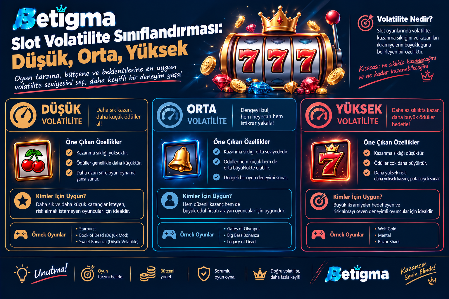 Betigma Slot Volatilite Rehberi