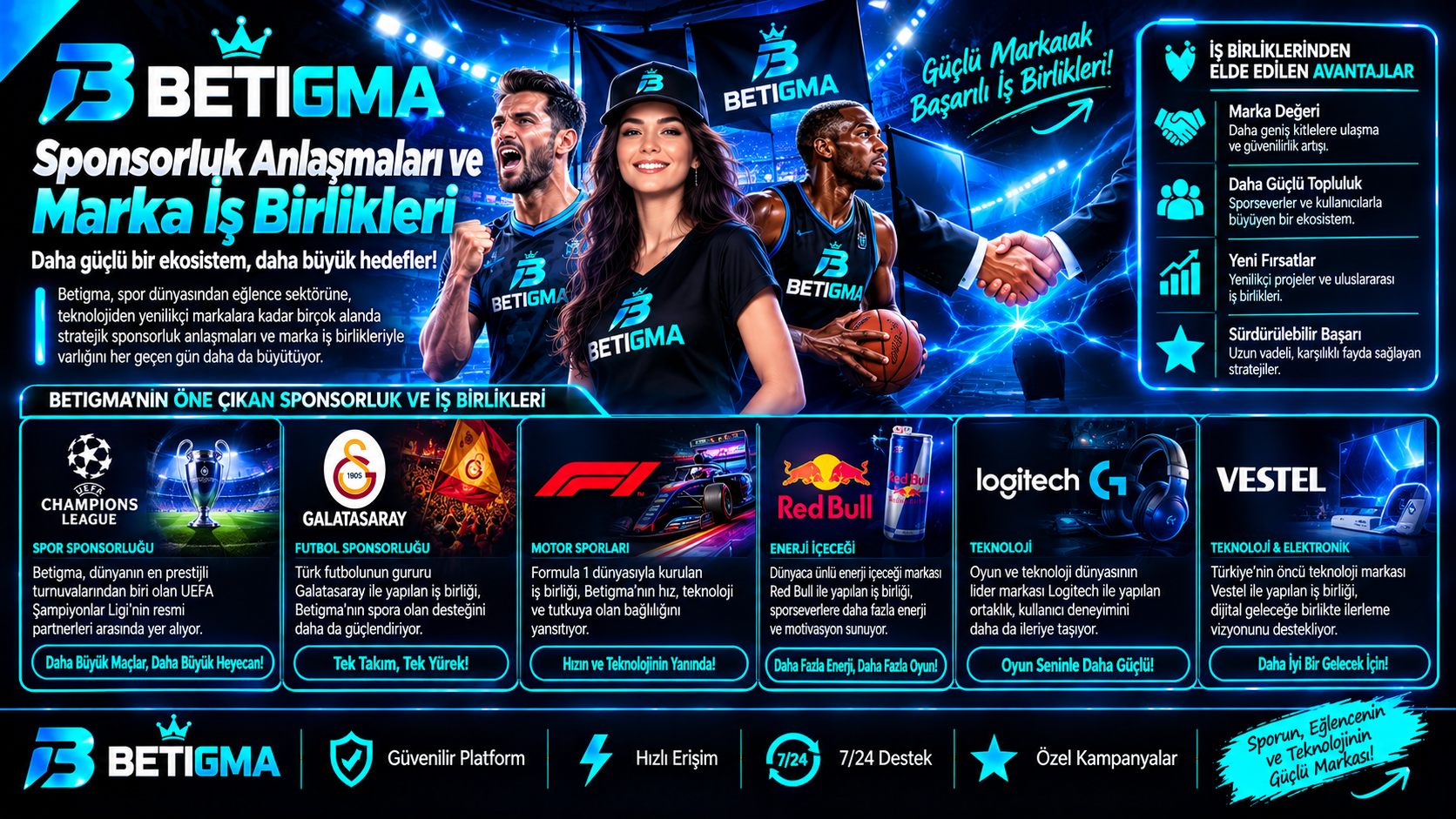 Betigma Sponsorluk ve Marka iş Birlikleri