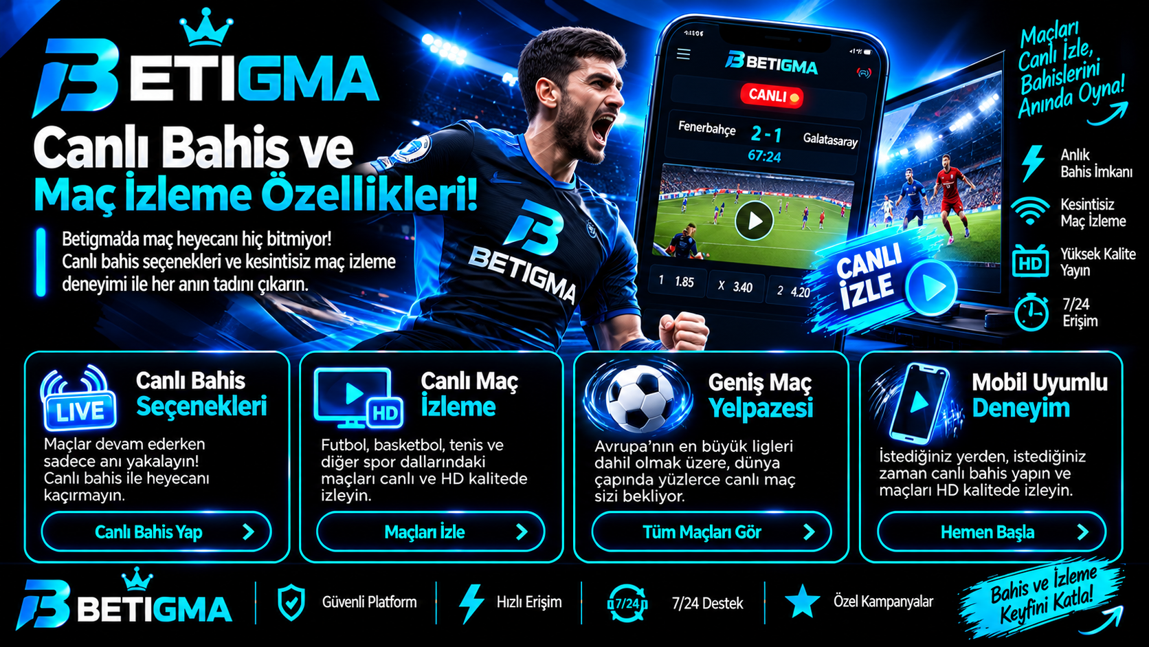 Betigma ile Canlı Maç Heyacanı