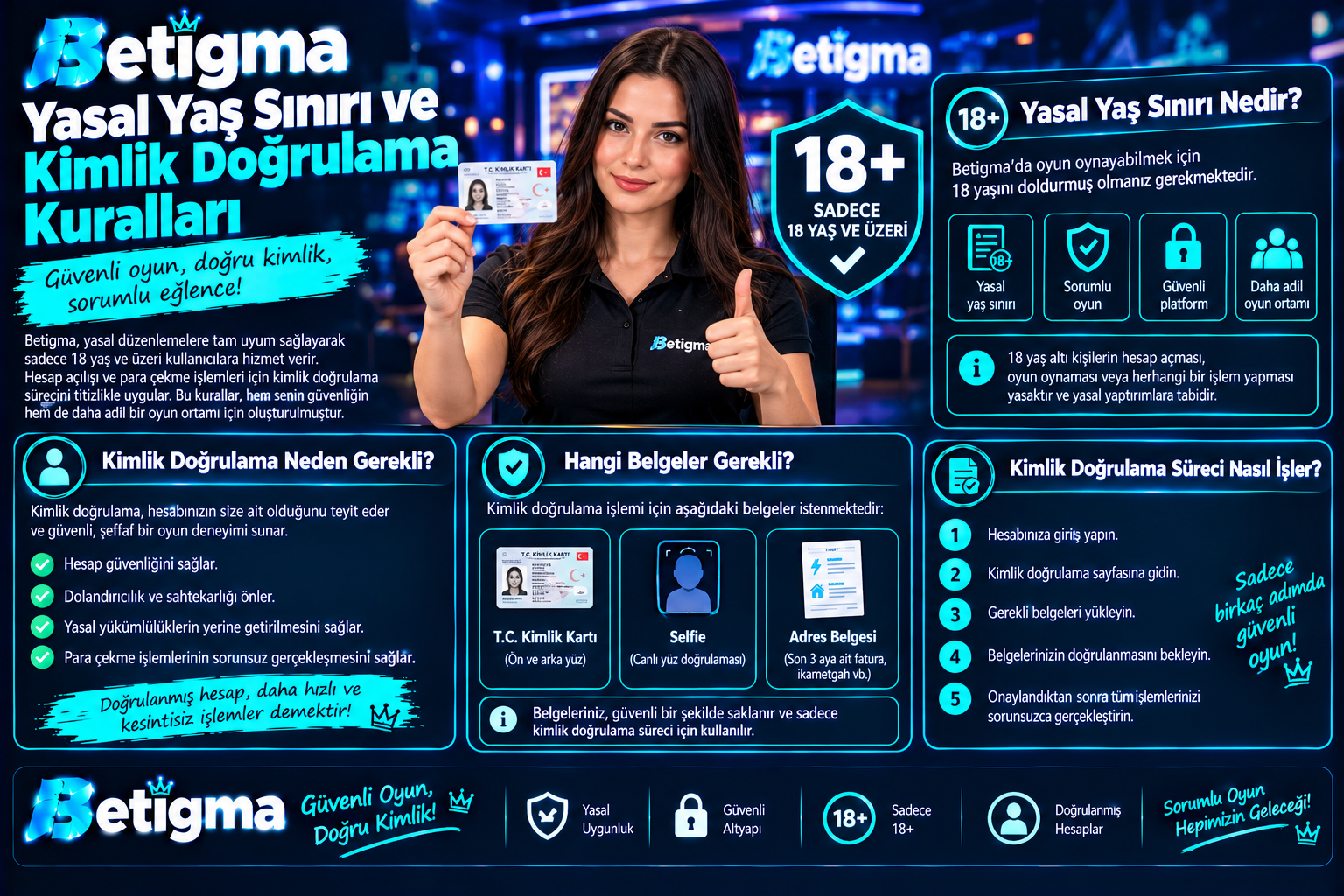 Betigma Güvenli Oyun ve Kimlik Doğrulama