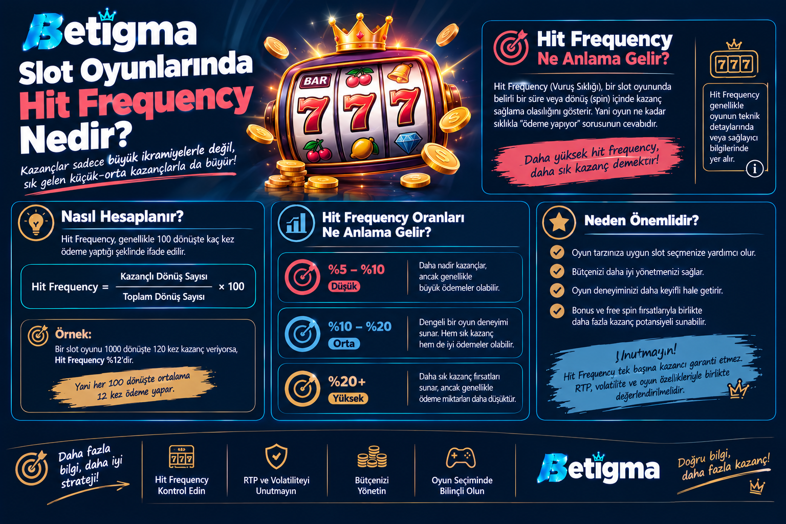 Betigma Slot Oyunlarında Hit Frequency Rehberi